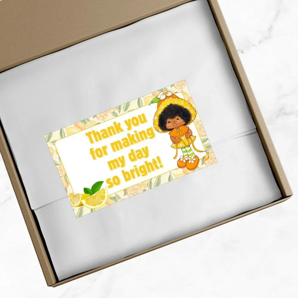 50 Pack  Thank You Cards Lemon